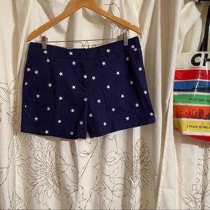 Cambridge Dry Goods navy shorts with white stars